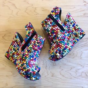 Haus of Price Platform Gem Booties